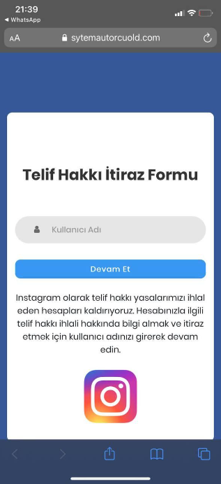 Instagram'da Güvenlik